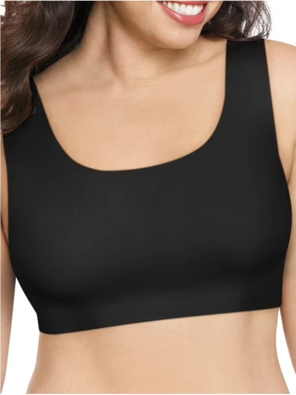 Bali Black Wireless Seamless comfort revolution easylyte bra 2x